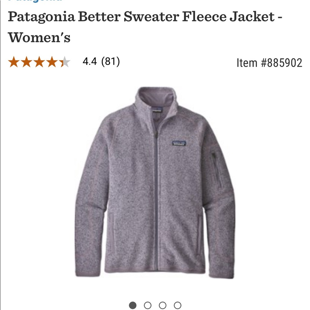 Patagonia zip up jacket